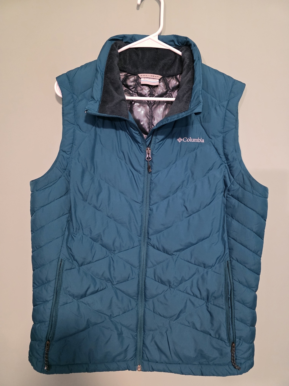 Columbia Teal Quilted Women's Insulated Vest